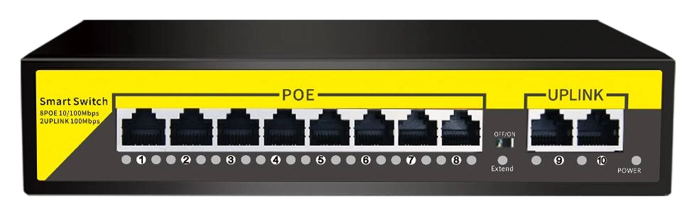 NexPro 8-port PoE switch